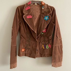 Adorable Patched 70’s Style Jacket